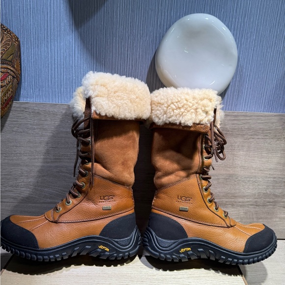 UGG Adirondack II Tall Winter Boots Shearling Waterproof Size 6 - Picture 8 of 11